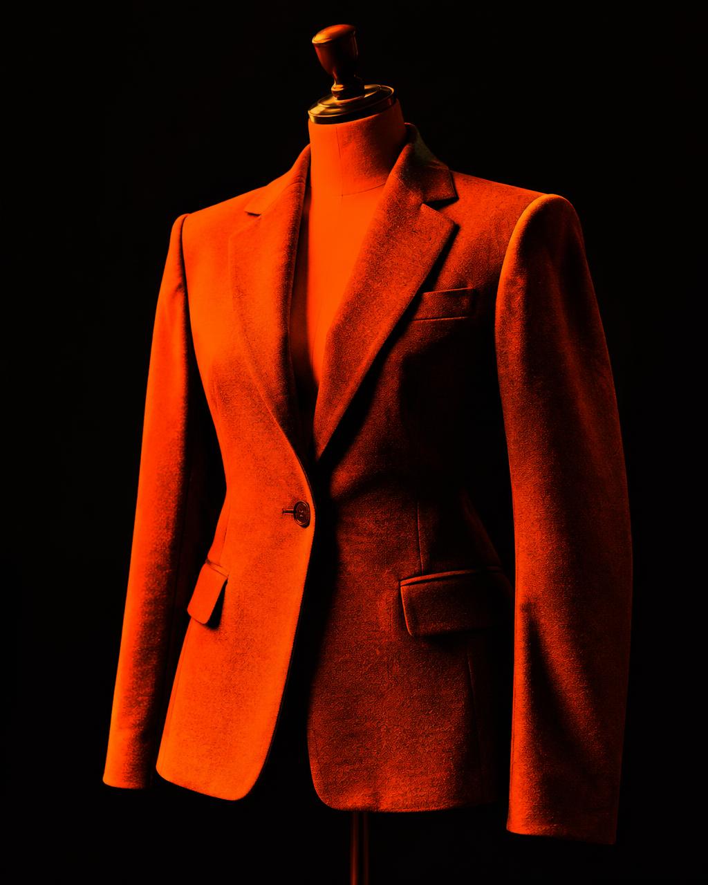 Sculpted Wool Blazer